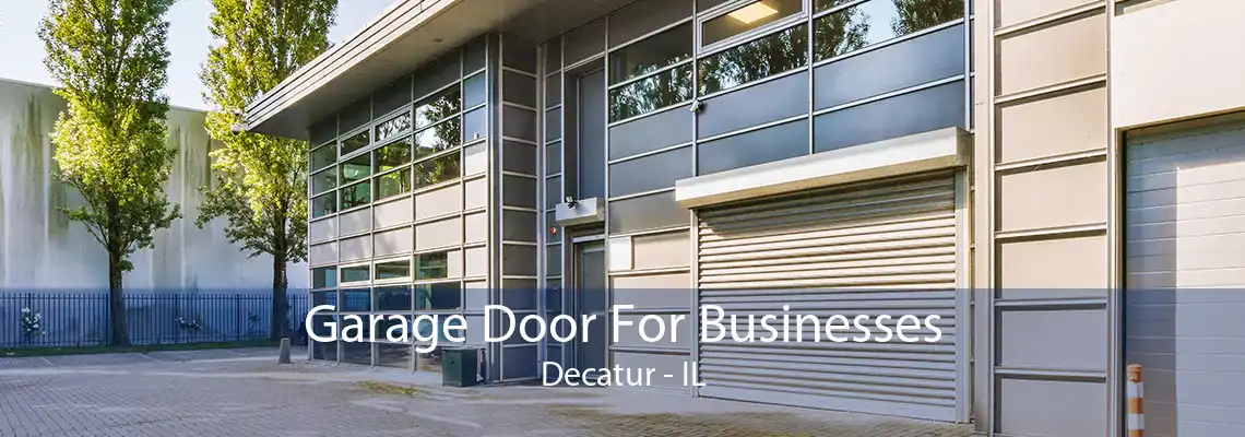 Garage Door For Businesses Decatur - IL