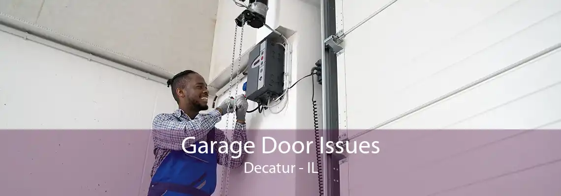 Garage Door Issues Decatur - IL