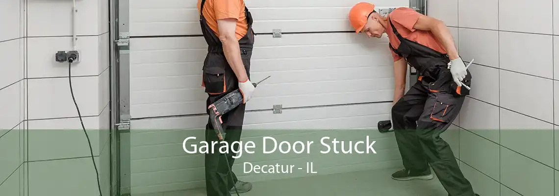 Garage Door Stuck Decatur - IL