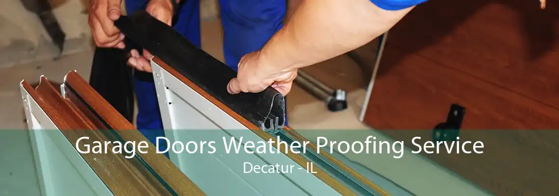 Garage Doors Weather Proofing Service Decatur - IL