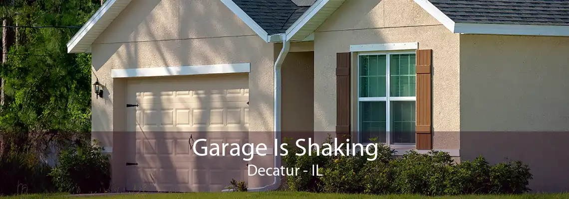 Garage Is Shaking Decatur - IL