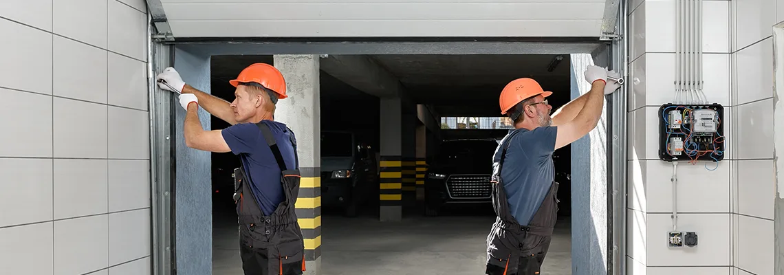 Wooden Garage Door Frame Repair in Decatur, Illinois