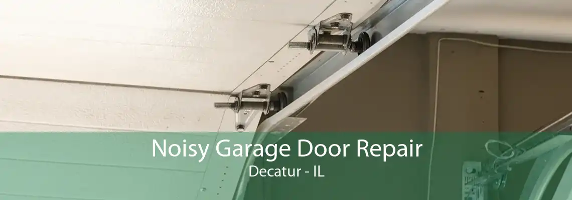 Noisy Garage Door Repair Decatur - IL